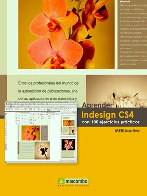 cover image of Aprender Indesign CS4 con 100 ejercicios prácticos